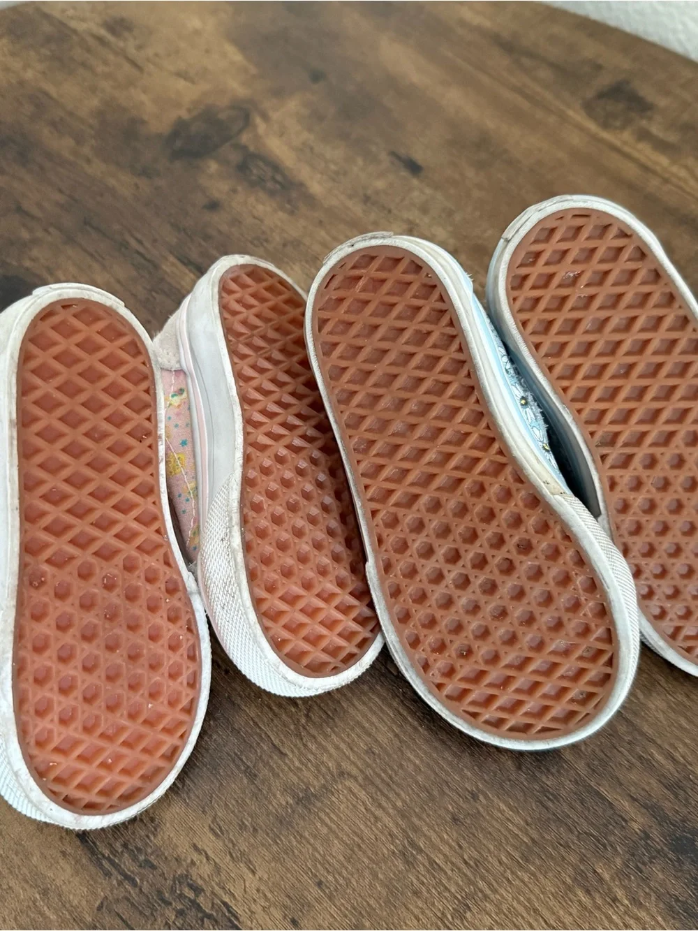 Vans Toddler Shoes - Pink Old Skool V Size 4 & Blue Sk8-Hi Zip Size 6